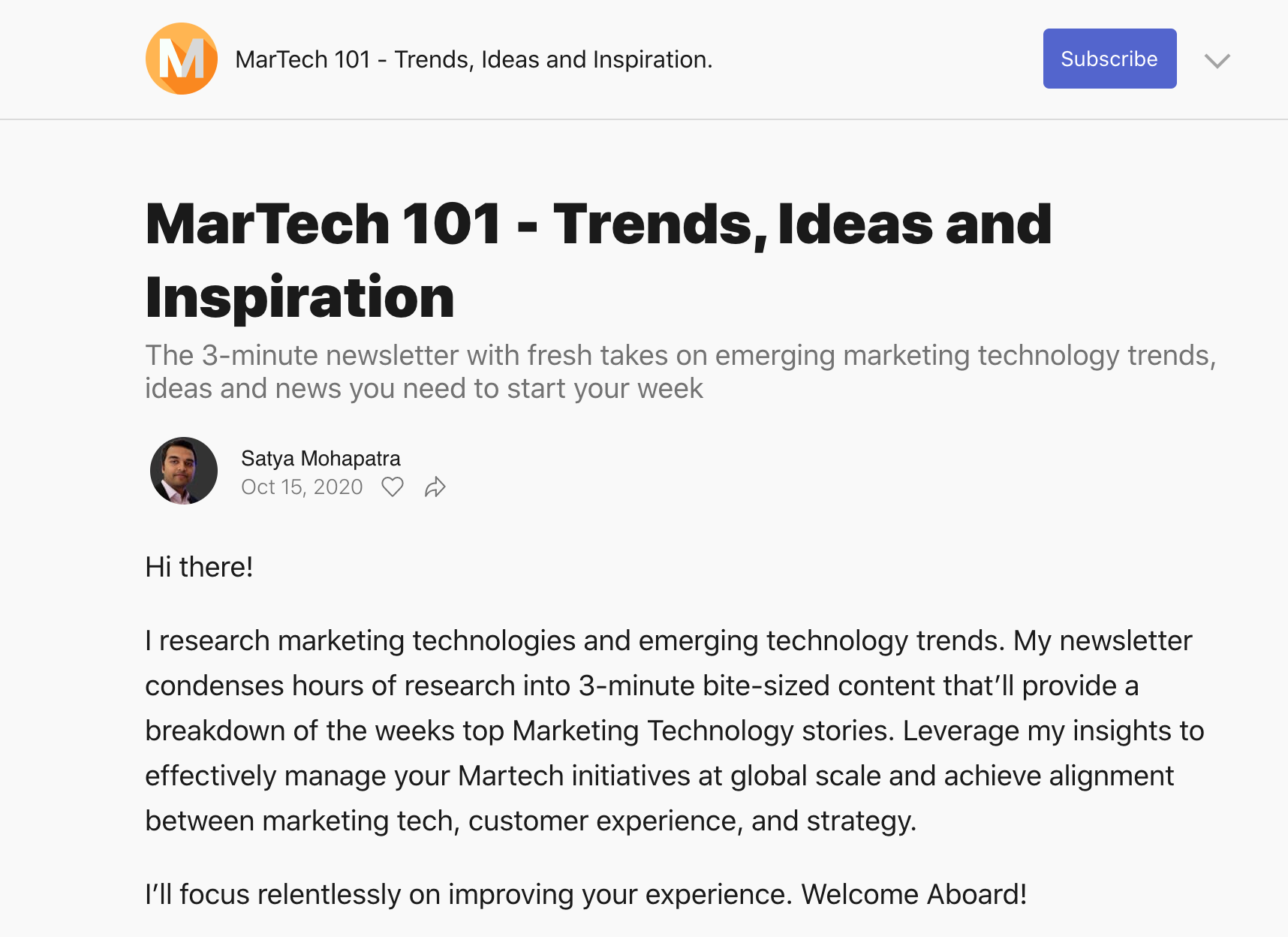 Martech101 writing preview